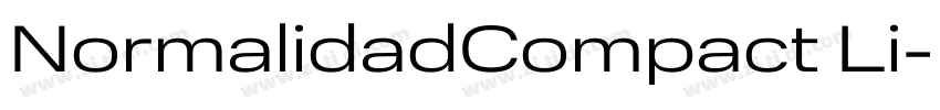 NormalidadCompact Li字体转换